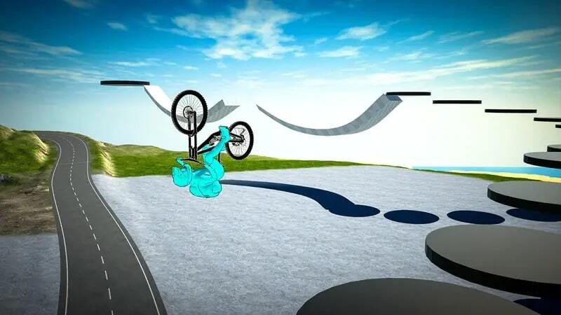 Bicycle Extreme Rider 3D Mod APK full tiền với kỹ năng chơi xe điêu luyện